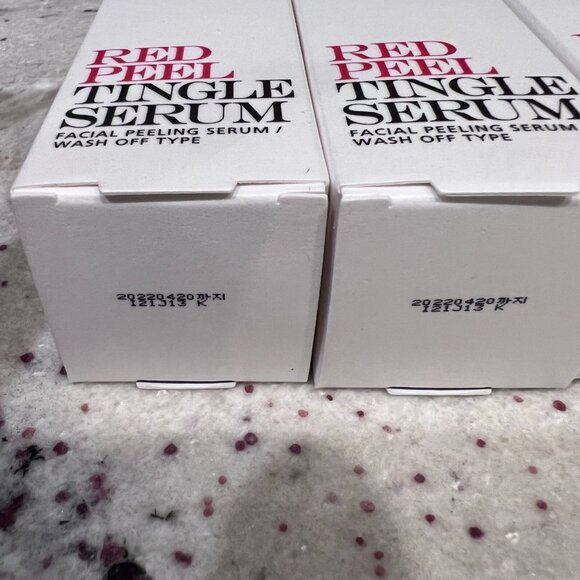 So Natural Red Peel Tingle Serum w/Alpha Hydroxy Exfoliating Face Serum 35ml NEW - Picture 3 of 5